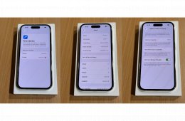 iPhone 14 Pro 256GB - ezüst, új Apple akku, ajándék Spigen fólia, tok