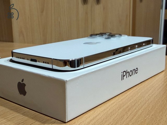 iPhone 14 Pro 256GB - ezüst, új Apple akku, ajándék Spigen fólia, tok