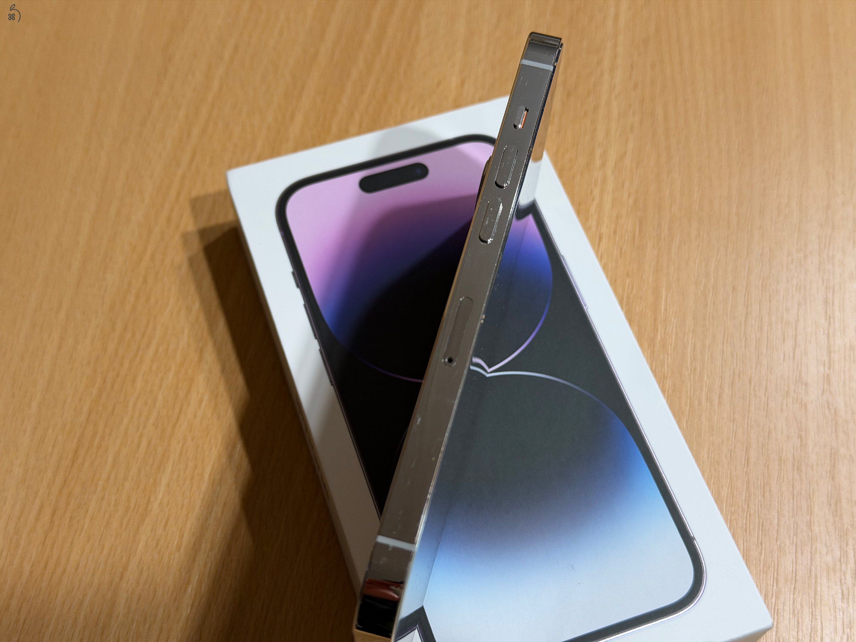 iPhone 14 Pro 256GB - ezüst, új Apple akku, ajándék Spigen fólia, tok