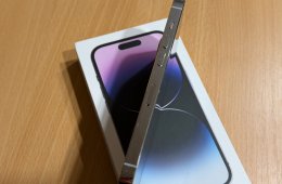 iPhone 14 Pro 256GB - ezüst, új Apple akku, ajándék Spigen fólia, tok