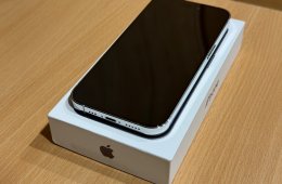 iPhone 14 Pro 256GB - ezüst, új Apple akku, ajándék Spigen fólia, tok