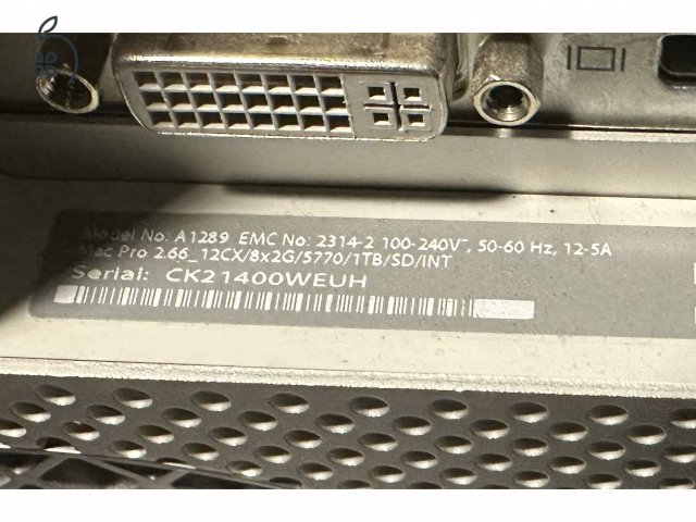 Mac Pro 2010 2x6 Core 2.66G IntelXeon, 16G RAM, 240GB SSD, 2TB HDD, ATI Radeon 5770 1GB