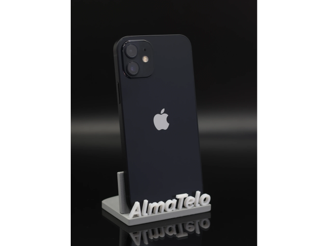 Apple iPhone 12 128 GB Black 100% akku - 12 HÓ GARANCIA