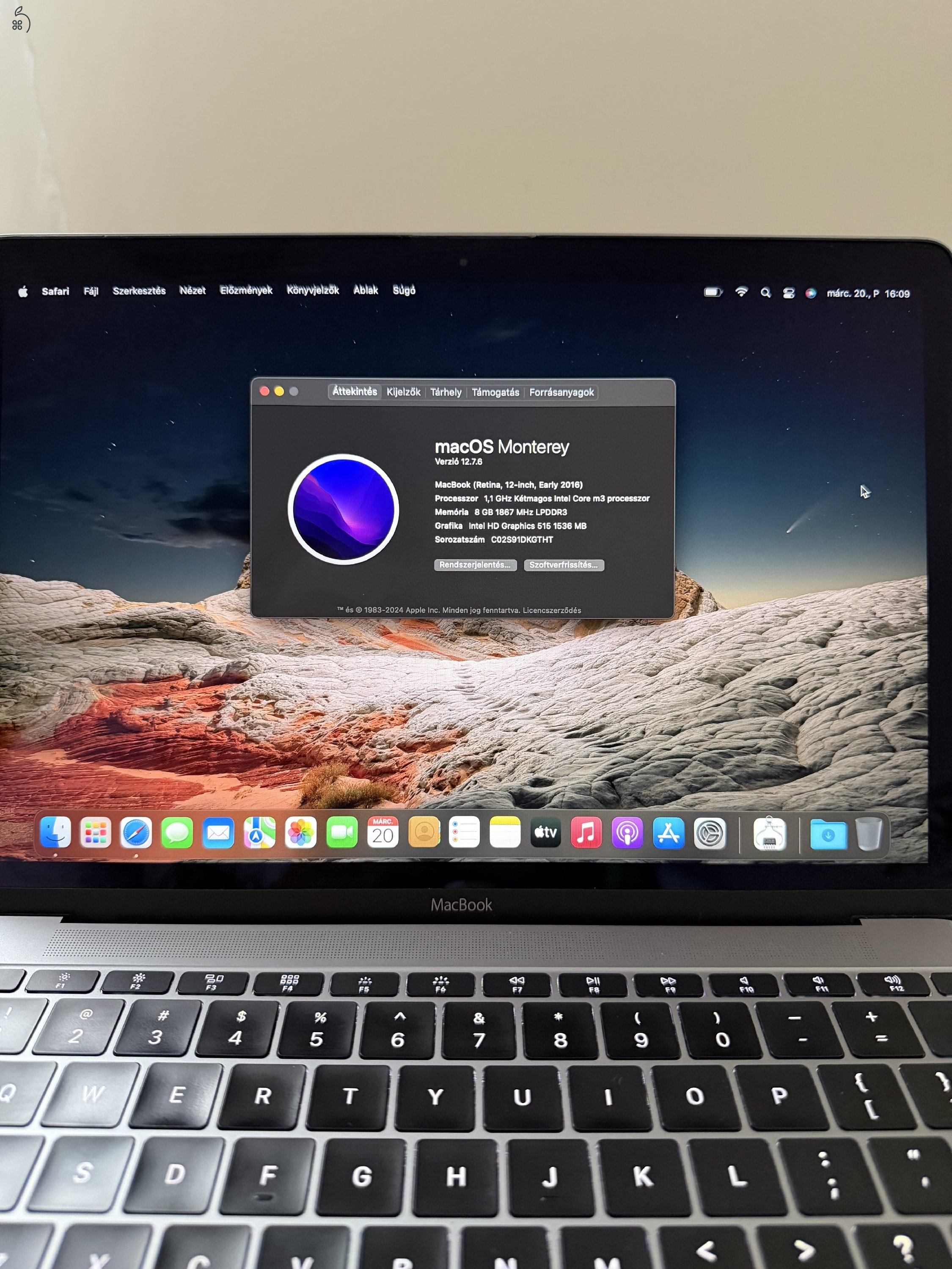 Apple MacBook 12” Retina (2016 eleje) – Ultravékony, elegáns kialakítás