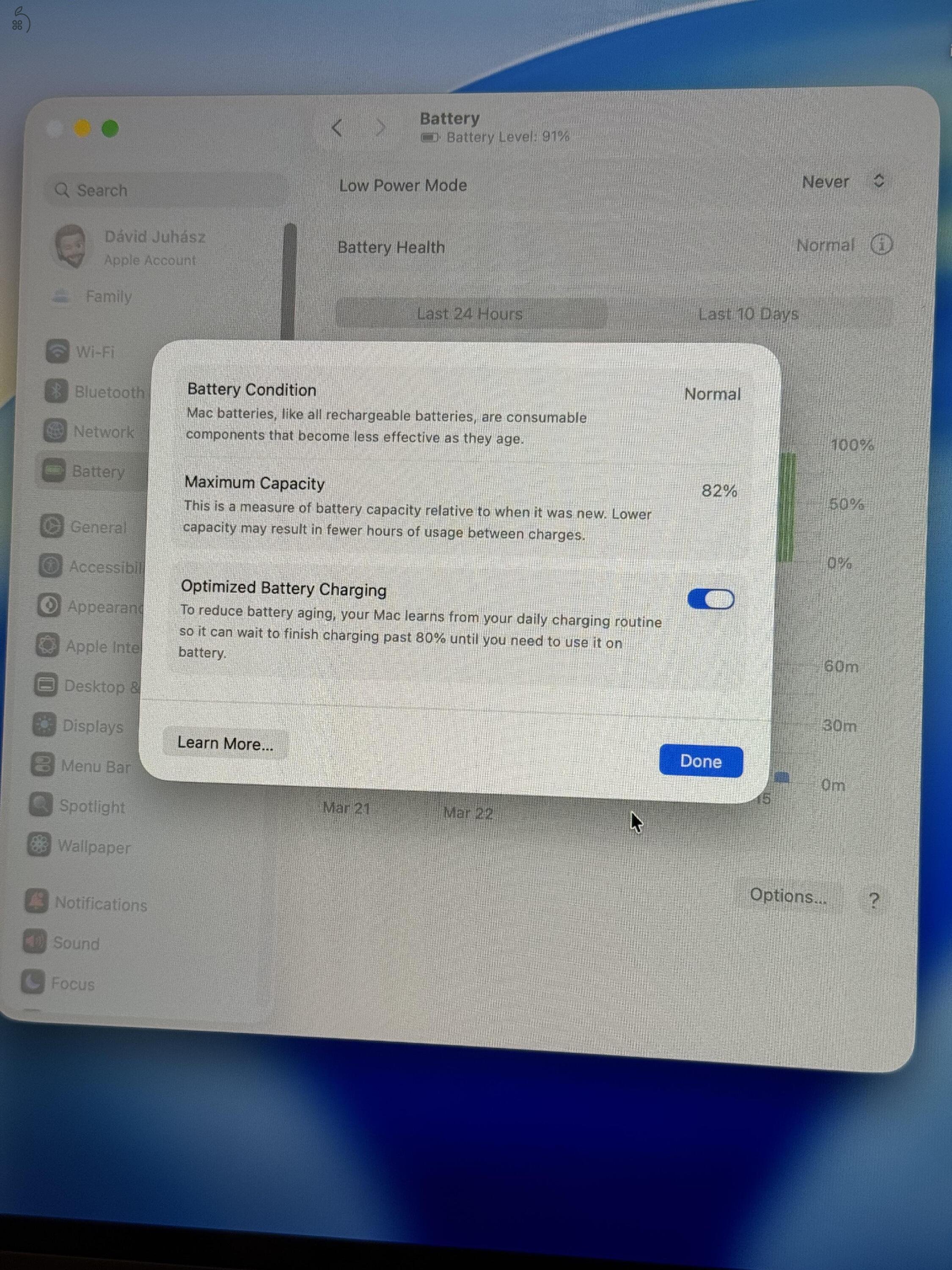 ???? Makulátlan MacBook Air M1 256 GB– végig tokban tartva, dobozzal, töltővel