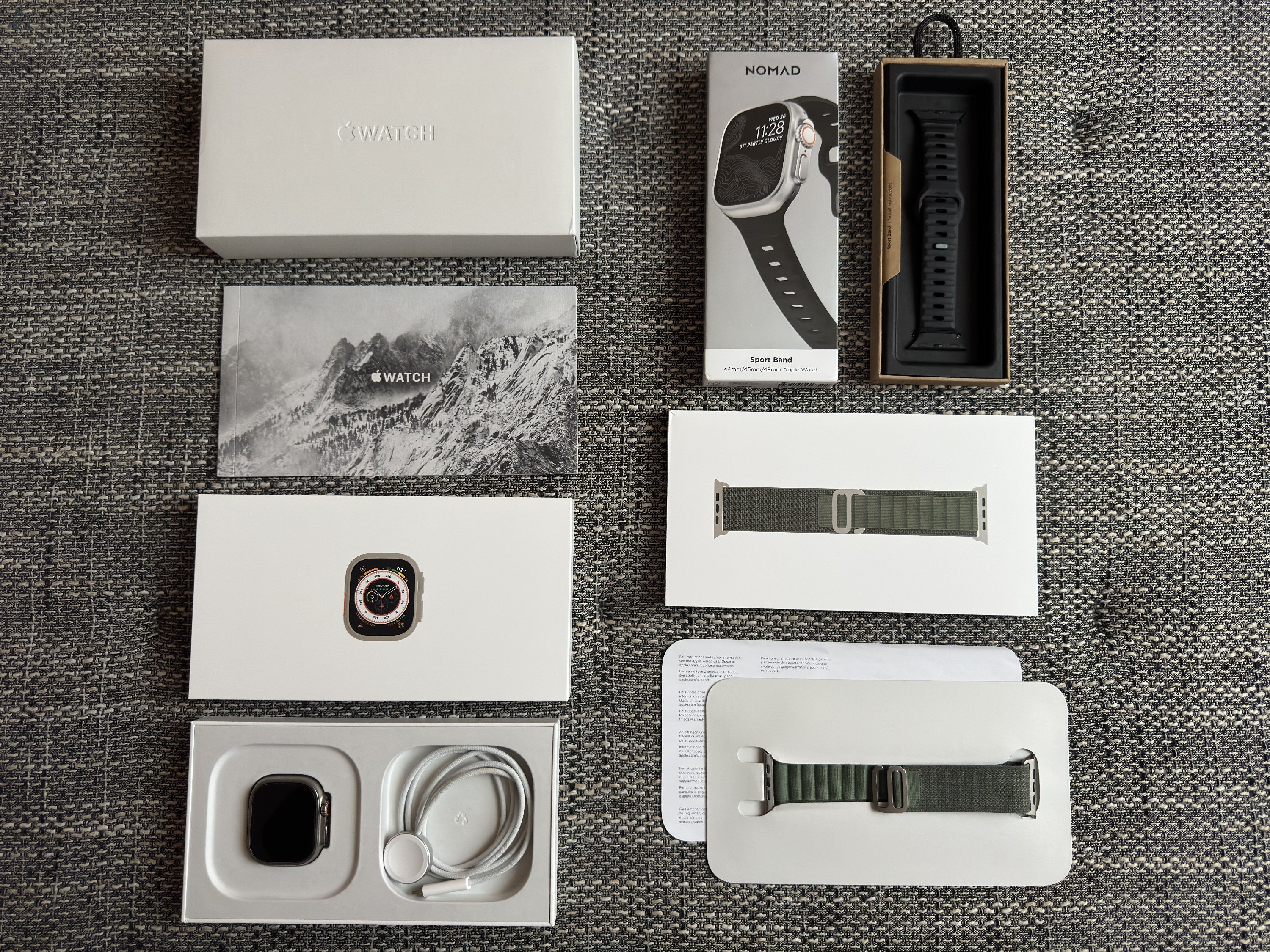 Apple Watch Ultra 1, iCentre, 96% aksi + Nomad Sport Band