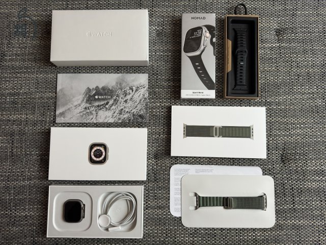 Apple Watch Ultra 1, iCentre, 96% aksi + Nomad Sport Band