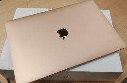 Apple MacBook Air 2020 ( A2337 ) laptop, M1 processzor, 8 GB RAM, 256 GB, Rose Gold, 13,3 hüvelykes Retina