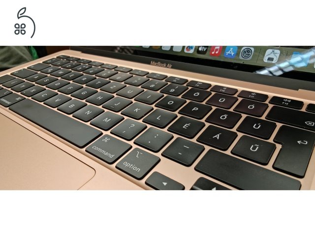 Apple MacBook Air 2020 ( A2337 ) laptop, M1 processzor, 8 GB RAM, 256 GB, Rose Gold, 13,3 hüvelykes Retina