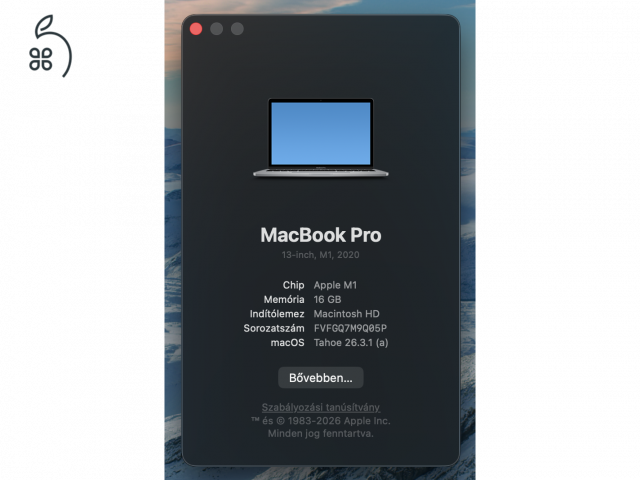 Macbook pro 16GB/500GB