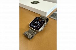 Apple Watch Ultra 3 – natúr titán, Milanese szíj, GARANCIÁS