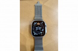 Apple Watch Ultra 3 – natúr titán, Milanese szíj, GARANCIÁS