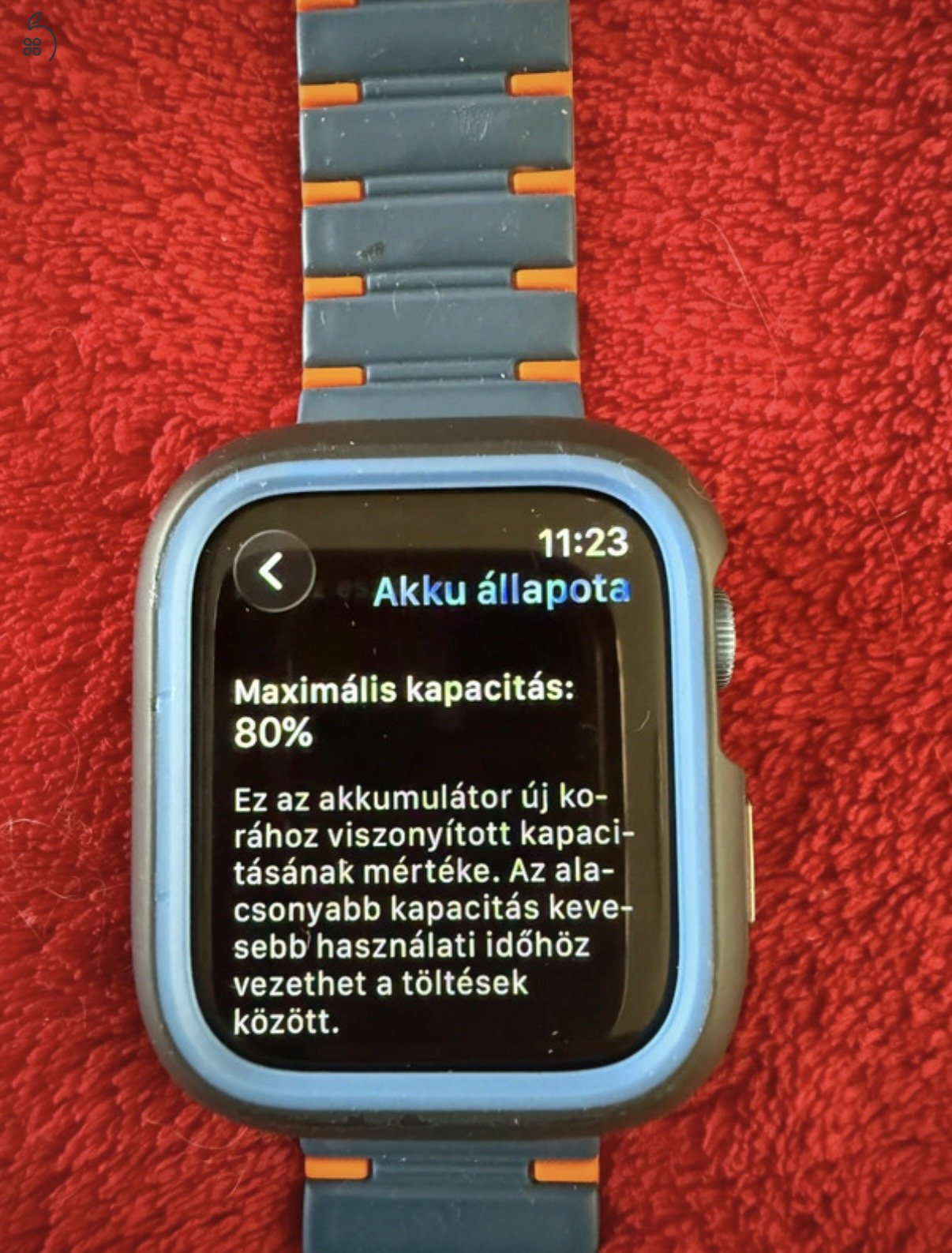 Apple watch 7 blue
