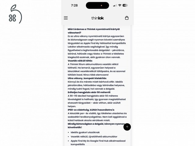 2 db thinlok gps kártya - Iphone-hoz