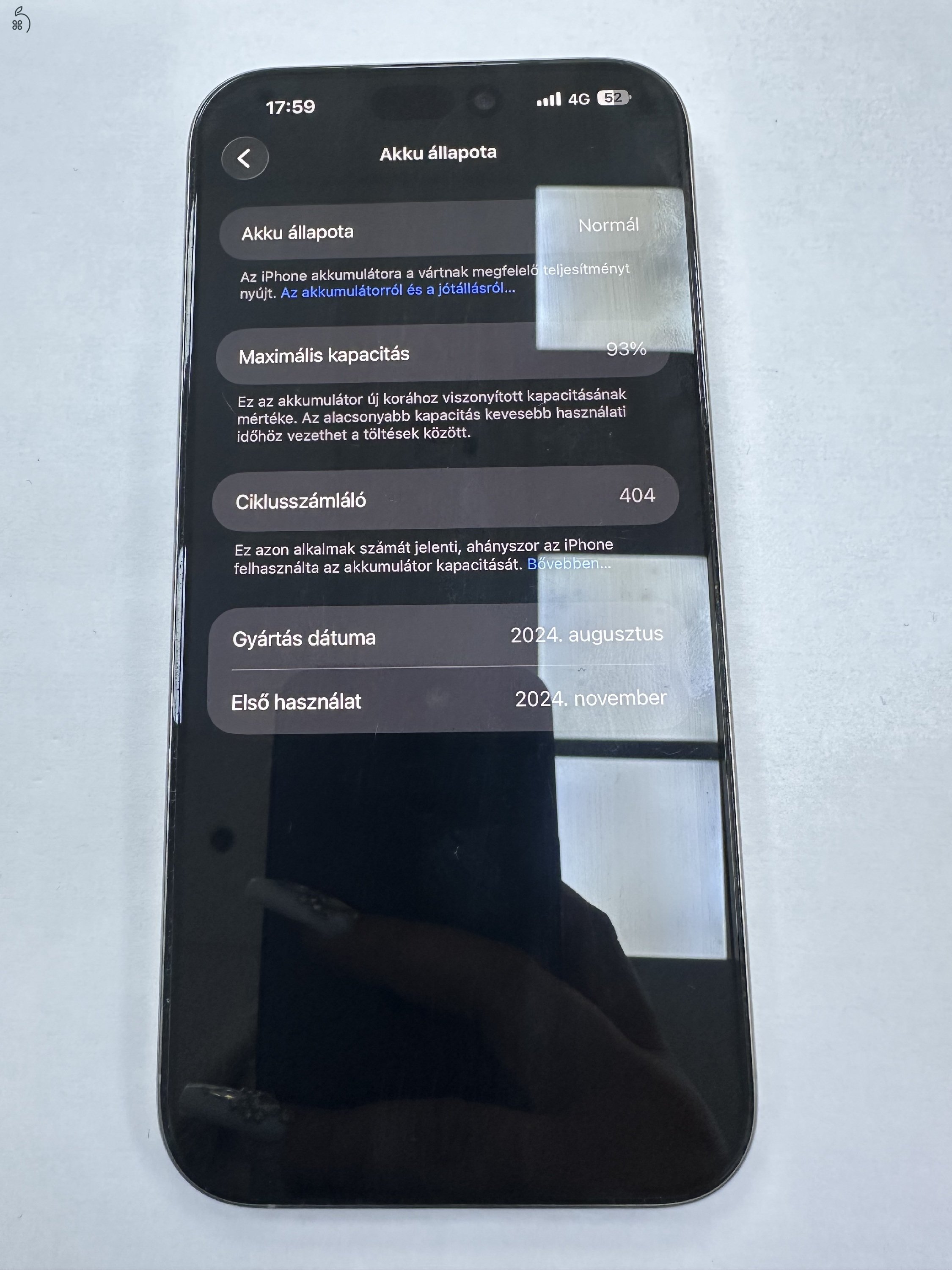 iPhone 16 Pro Max 256Gb !!FÜGGETLEN!!