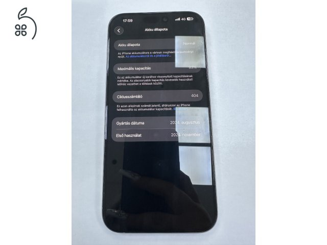 iPhone 16 Pro Max 256Gb !!FÜGGETLEN!!