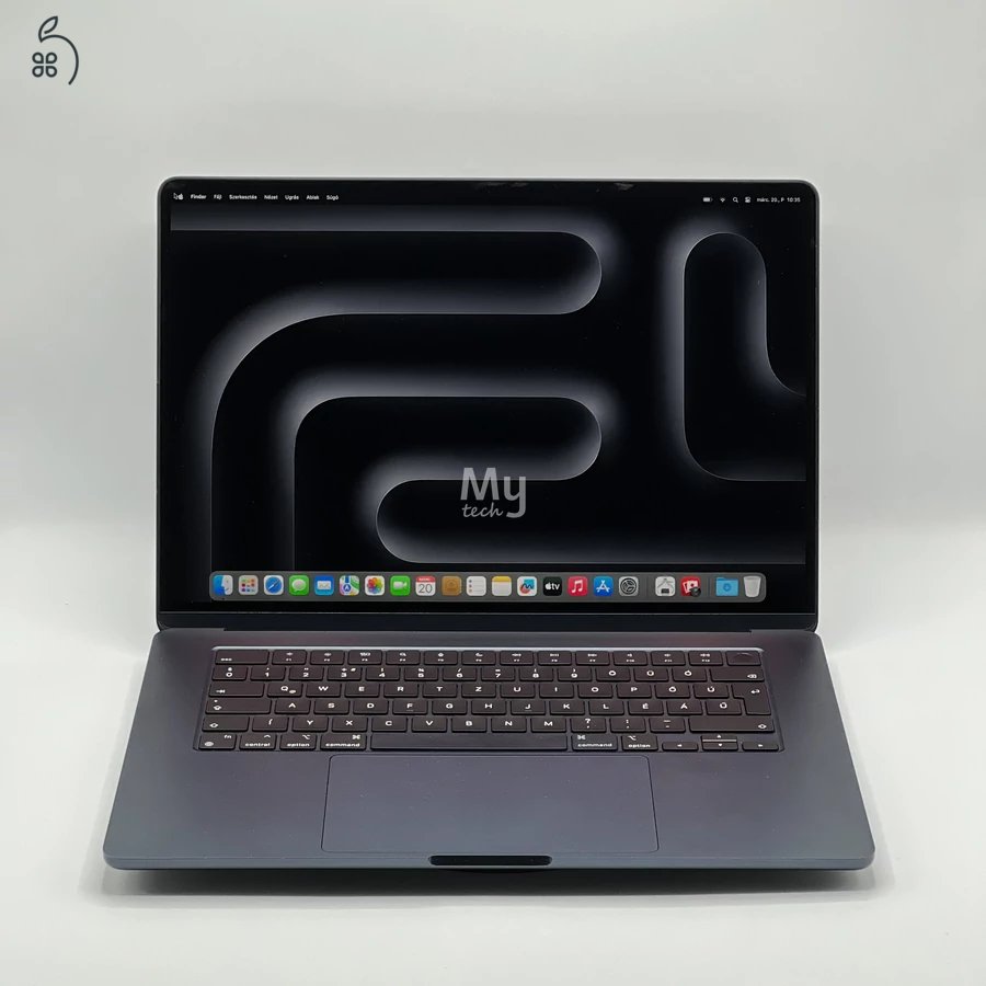 MacBook Air 15″ 2024, M3 8 Core, 16 GB RAM, 10 core GPU, 512 GB SSD, Midnight 27% Áfás, 0425AB