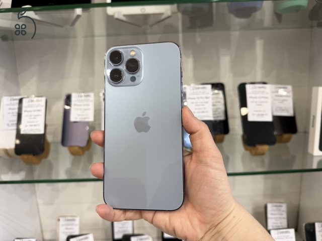 iPhone 13 Pro Max 128GB független sierra blue | új kijelző, új akku | 6 hónap jótállás (46) 