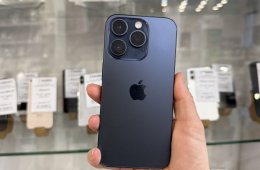 iPhone 15 Pro független kék 128GB akku 100%, kijelző új | 6 hónap garanciával (47) 