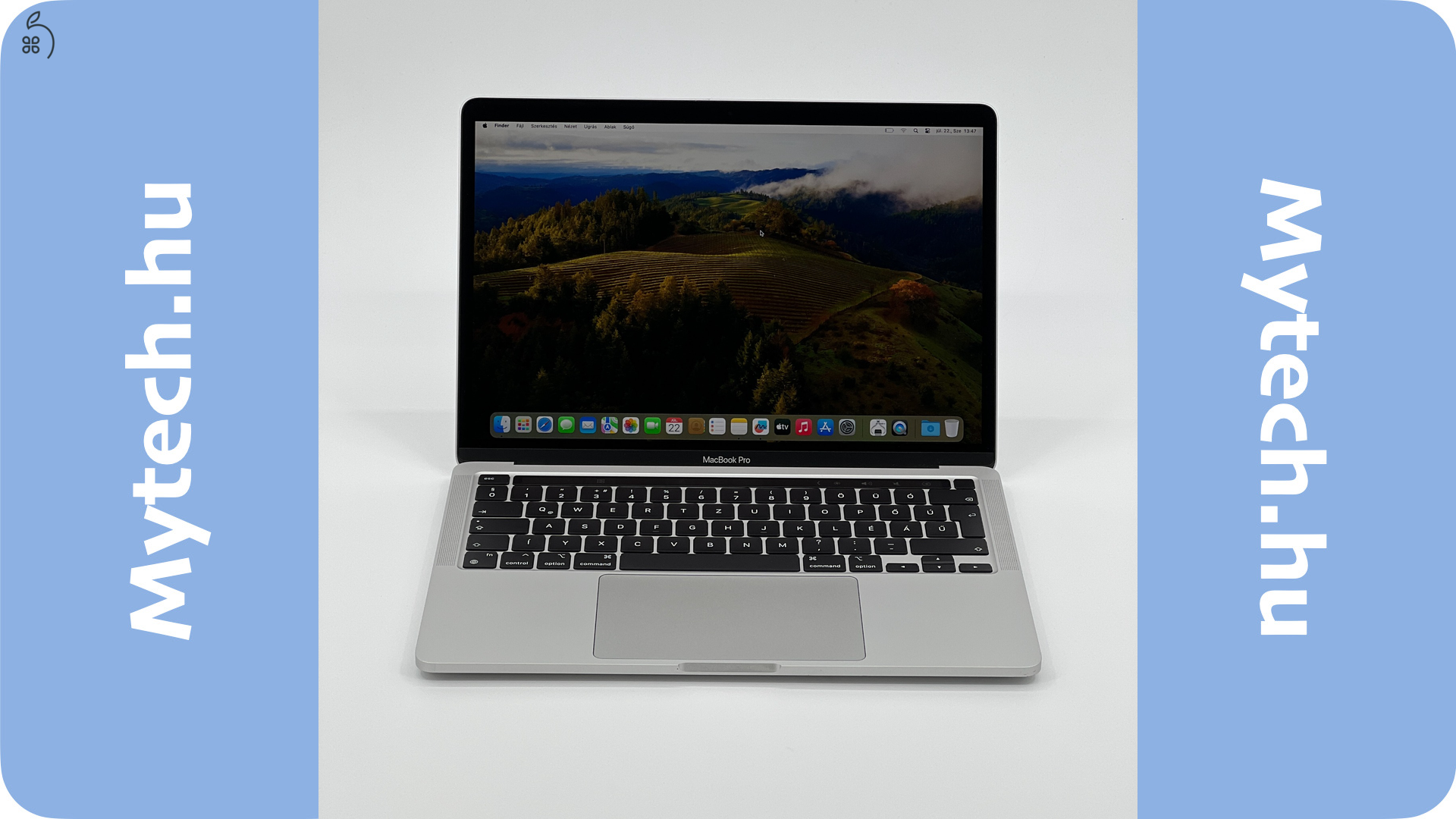 MacBook Pro 13″ 2021, M1 16 GB RAM, 8 core CPU, 8 core GPU, 512 GB SSD, Silver 27% Áfa 0538AB