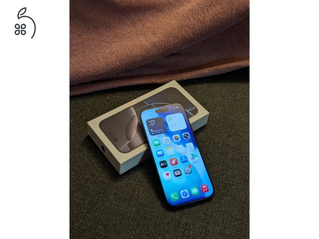 iPhone 16 Pro Black Titanium újszerű