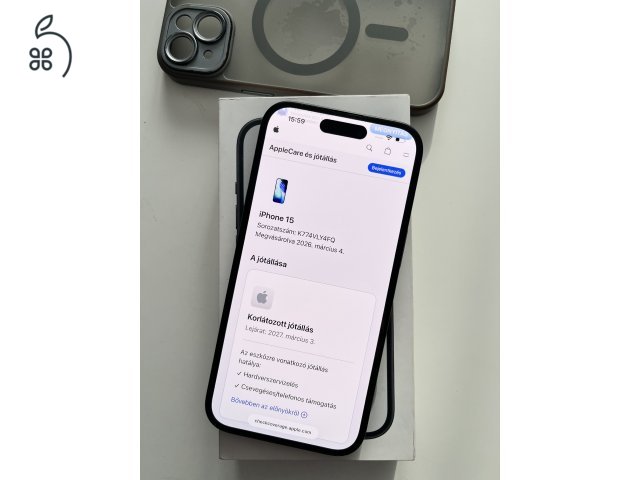 iPhone 15 256GB! Apple garancia! Akku 100%!