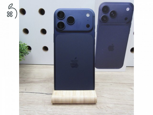 Apple iPhone 17 Pro Max 256GB Deep Blue – Karcmentes állapot – 100% akku (93 ciklus)
