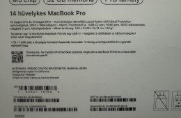 MacBook Pro M5, 32GB memo, 1TB SSD, 14,2