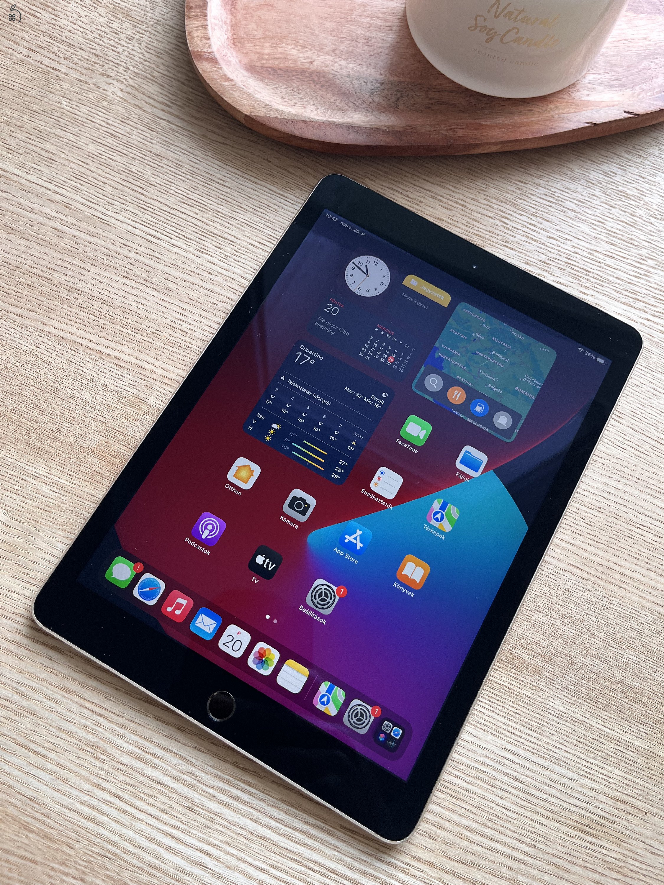 Apple iPad Air 2 Cellular 16 GB hibátlan, új akksival