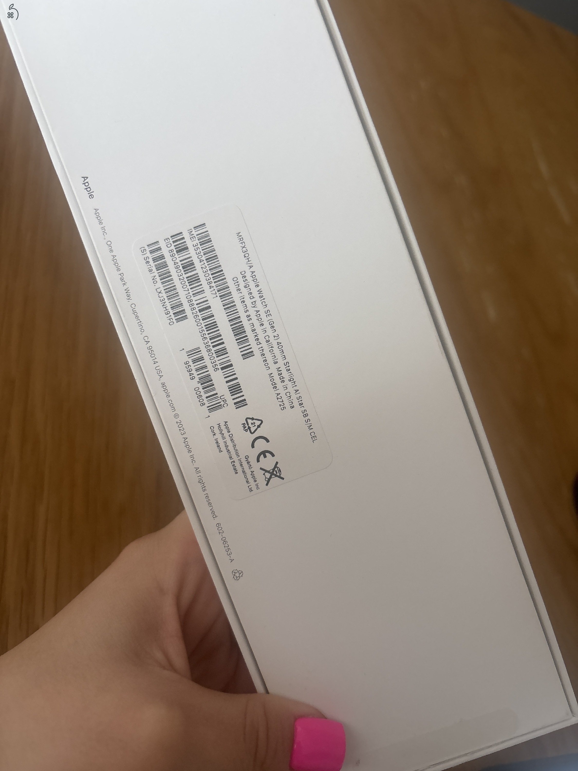 Apple Watch SE gen2 40mm starlight