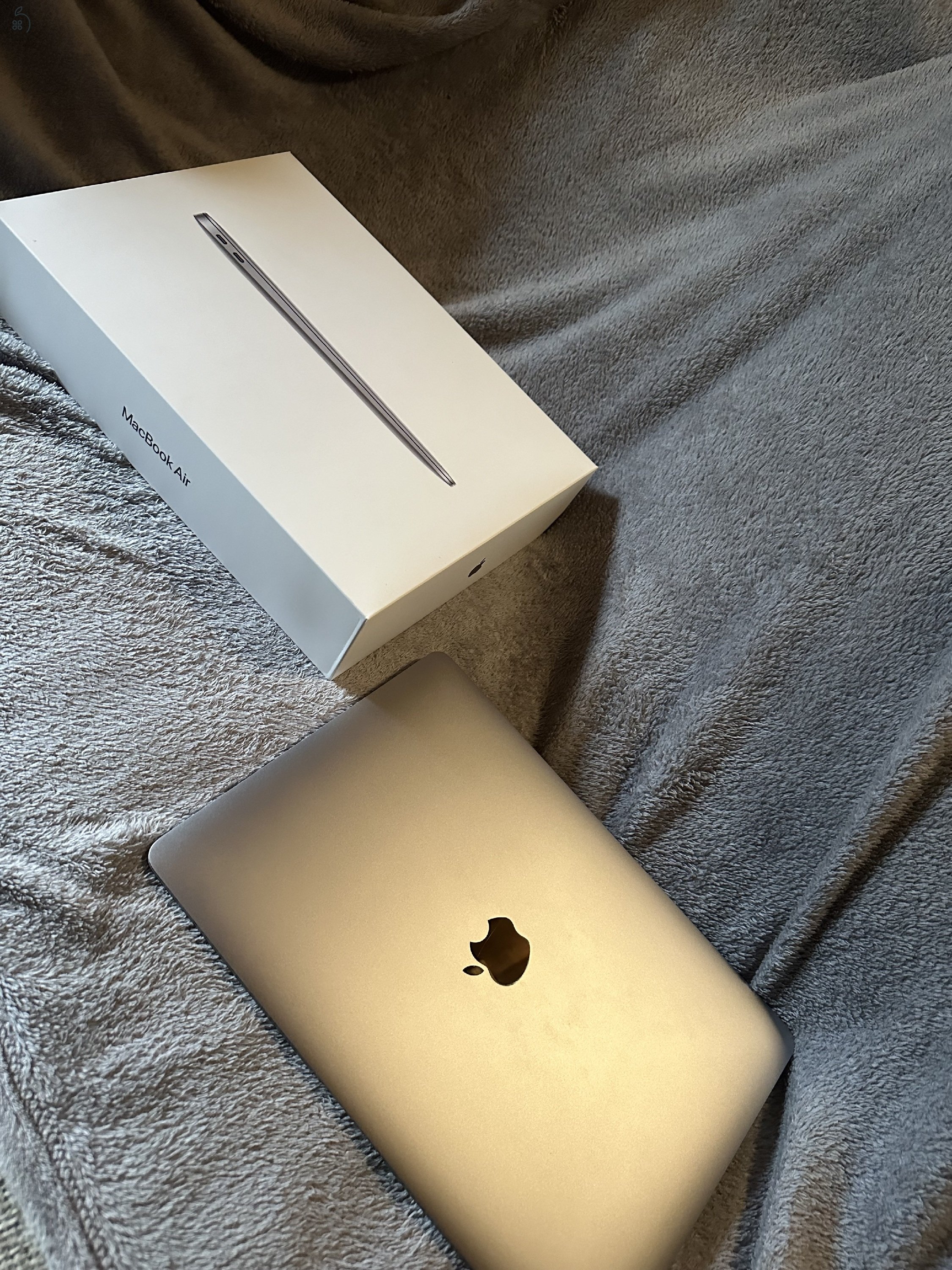 Macbook Air M1, 16GB, 512GB, szürke, magyar