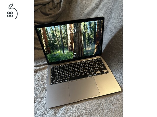 Macbook Air M1, 16GB, 512GB, szürke, magyar