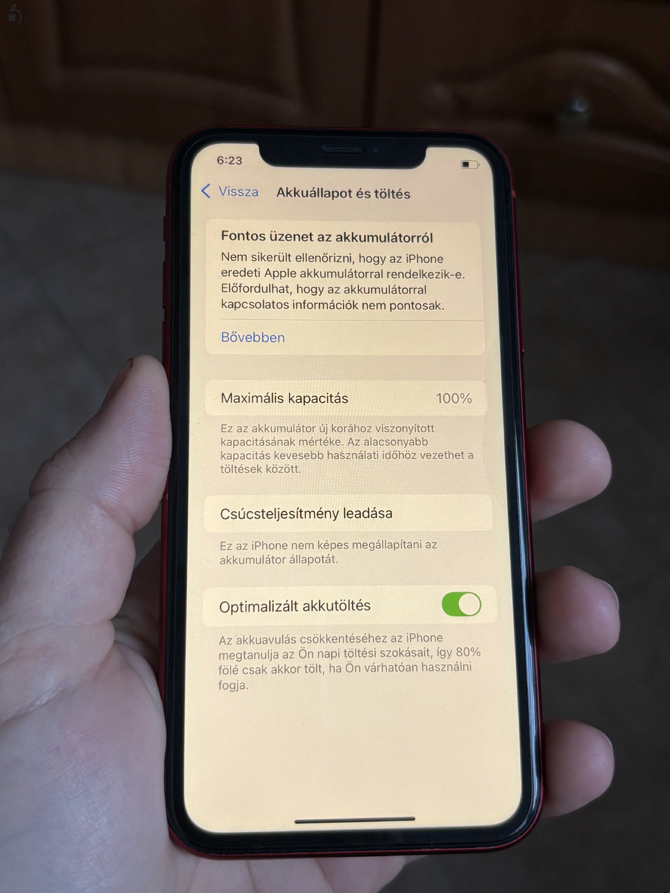iPhone XR 64GB 100% akksi Független