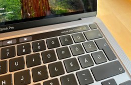 Akció M1 MacBook Pro 512GB SSD 16GB RAM 96% akkumulátor Touchbar megkímélt magyar 100% SSD