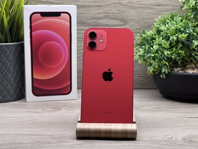 iPhone 12 Red 64GB 2 ÉV Garanciával 100%