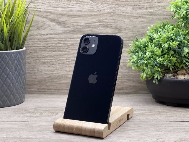 iPhone 12 Black 64GB 2 ÉV Garanciával 93%