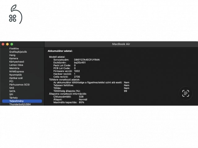 MacBook Air 13” M1 Eladó