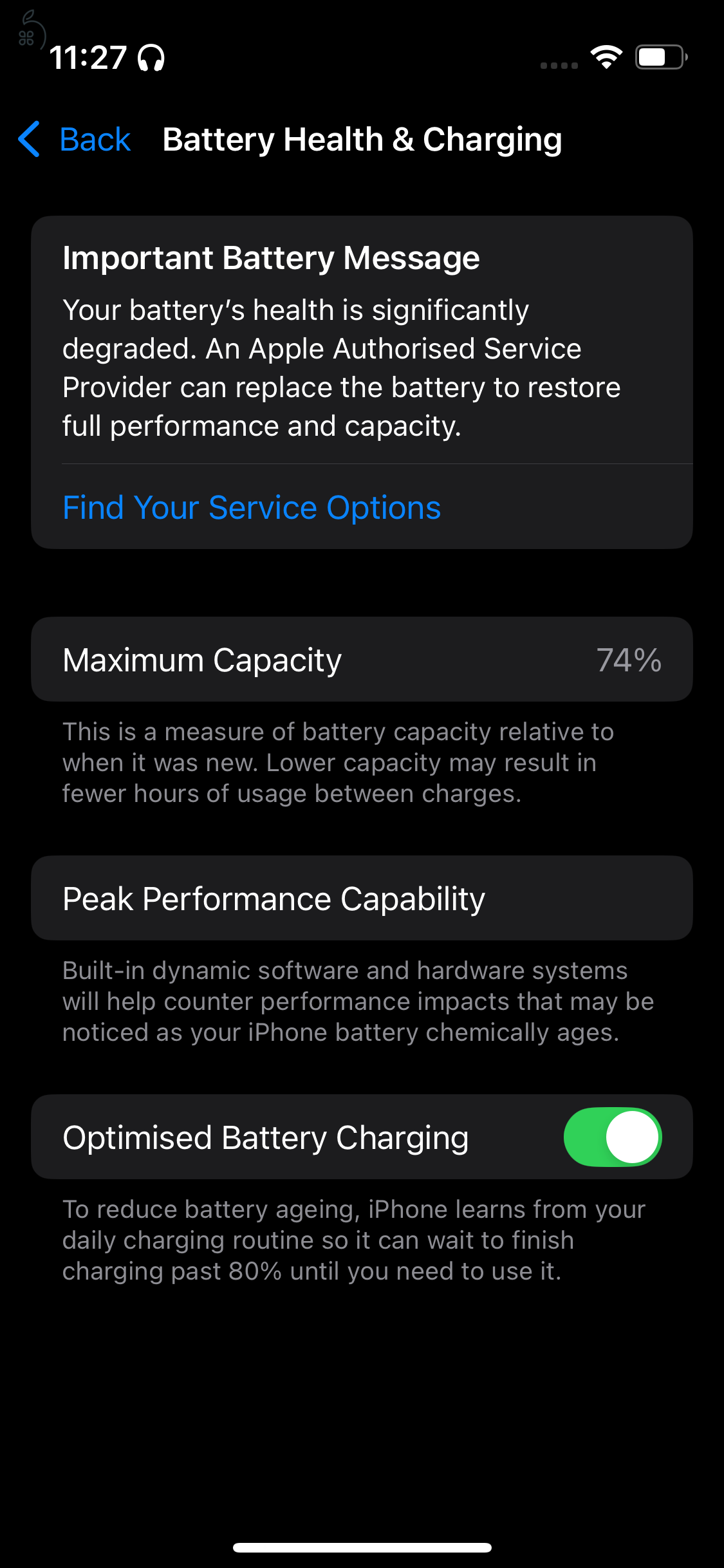 Nem sérült! Iphone 13 mini 128GB 74% sötétkék