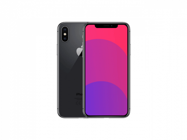 iPhone X 100% Akksi 64 GB Black