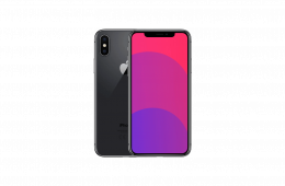 iPhone X 100% Akksi 64 GB Black