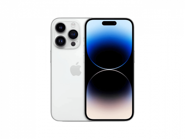 iPhone 14 Pro 100% Akksi 128 GB Silver