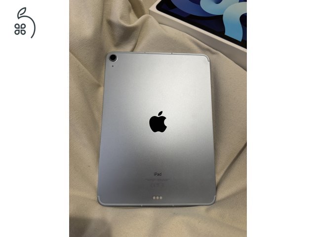 Apple iPad Air 4. generációs Wi-Fi + Cell 64 GB Sky Blue + Apple Pencil 2. generációs + ajándék fekete Spigen tok