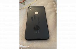 iPhone XR, fekete, 128GB-os, független