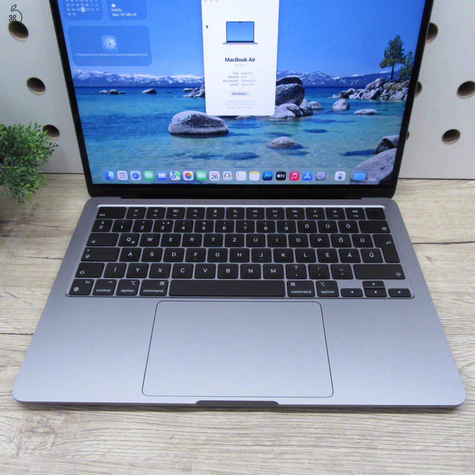 Apple MacBook Air 13 M2 (2022) 8GB/512GB SSD - Szép állapot - 99% akkumulátor, 53 ciklus