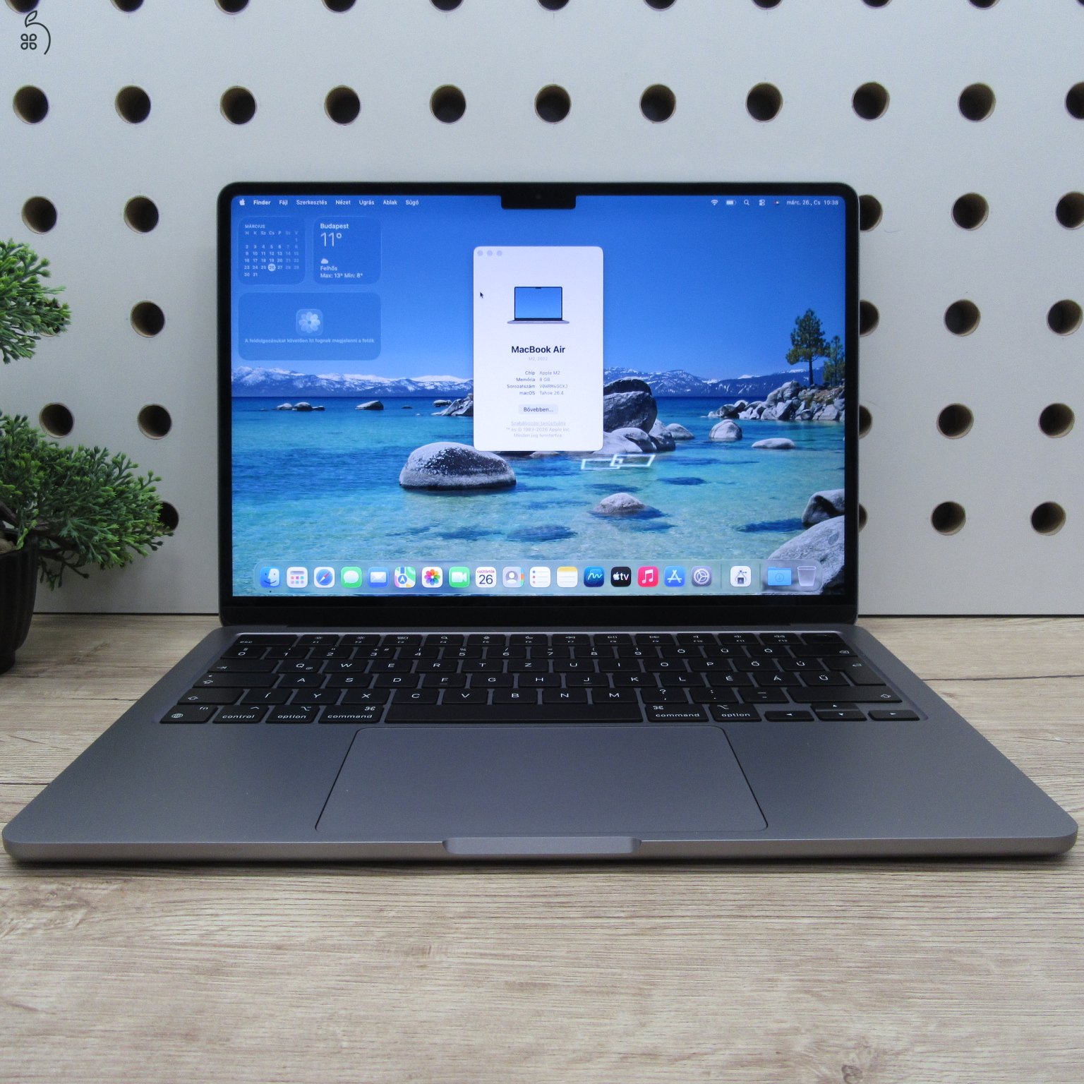 Apple MacBook Air 13 M2 (2022) 8GB/512GB SSD - Szép állapot - 99% akkumulátor, 53 ciklus