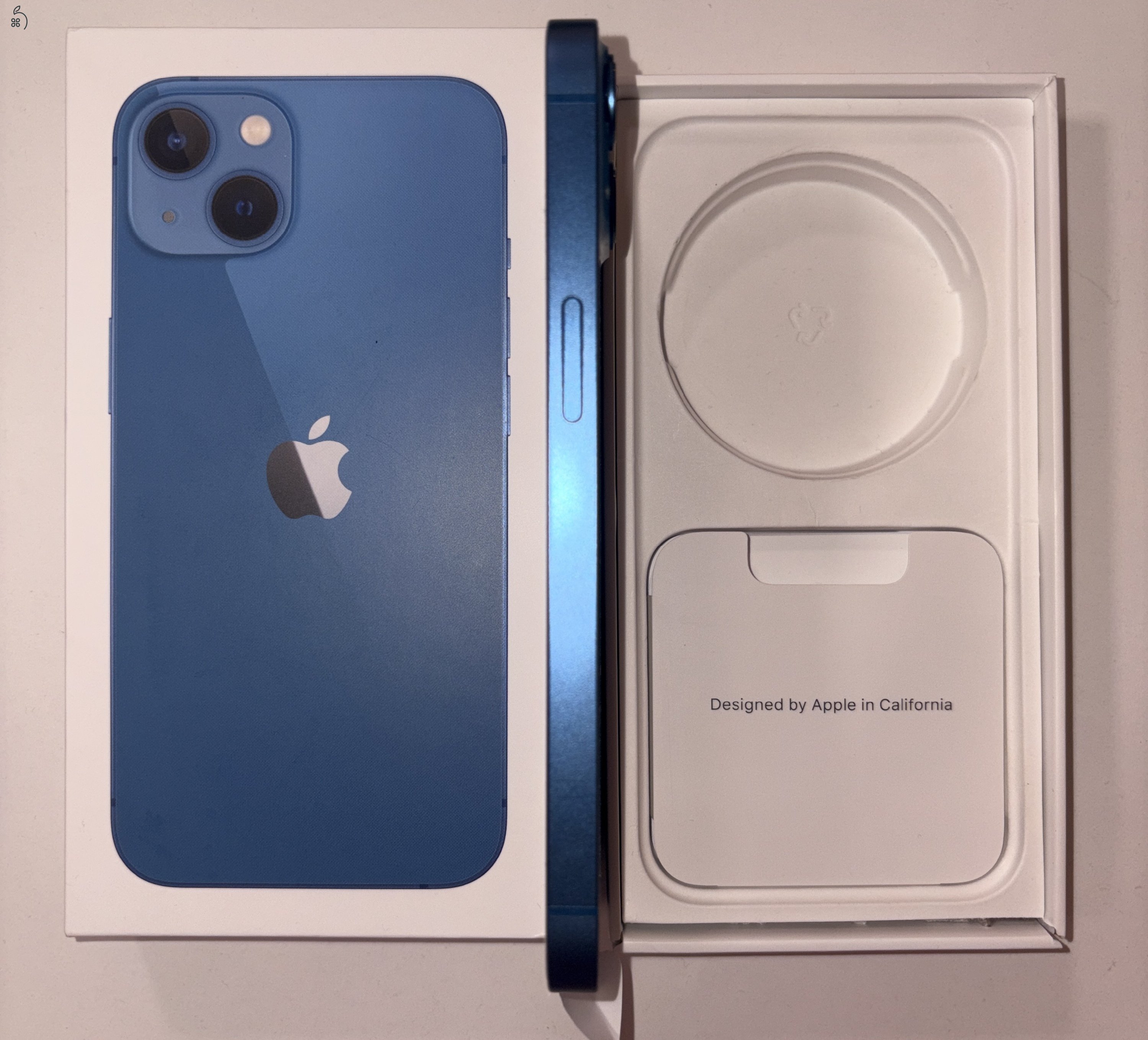 iPhone 13 256GB – Sötétkék – 100% akku – Új