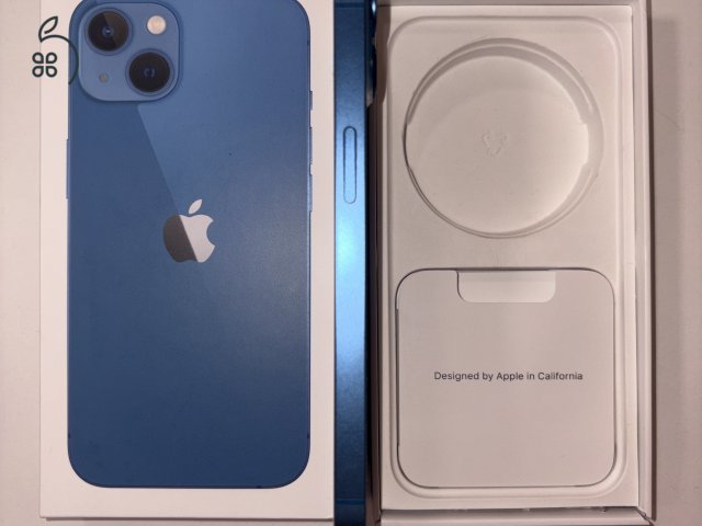 iPhone 13 256GB – Sötétkék – 100% akku – Új