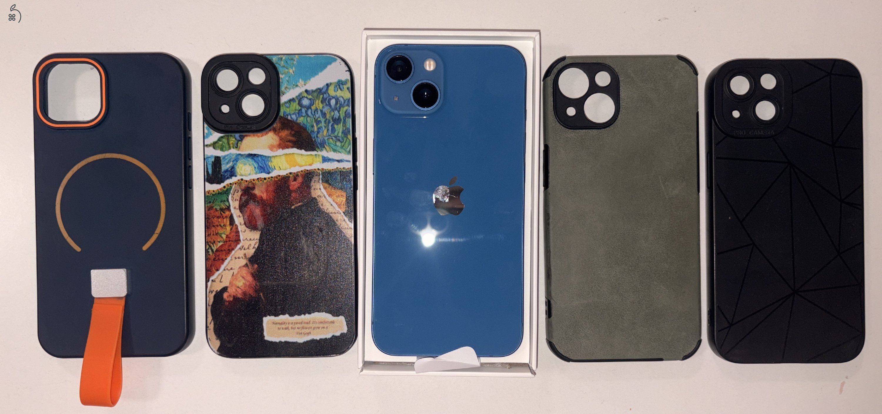 iPhone 13 256GB – Sötétkék – 100% akku – Új