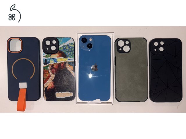 iPhone 13 256GB – Sötétkék – 100% akku – Új