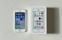 iPhone 5s 16GB ezüst, ÚJSZERŰ állapotban, eredeti kiegészítőkkel | KIVÁLÓ állapot!